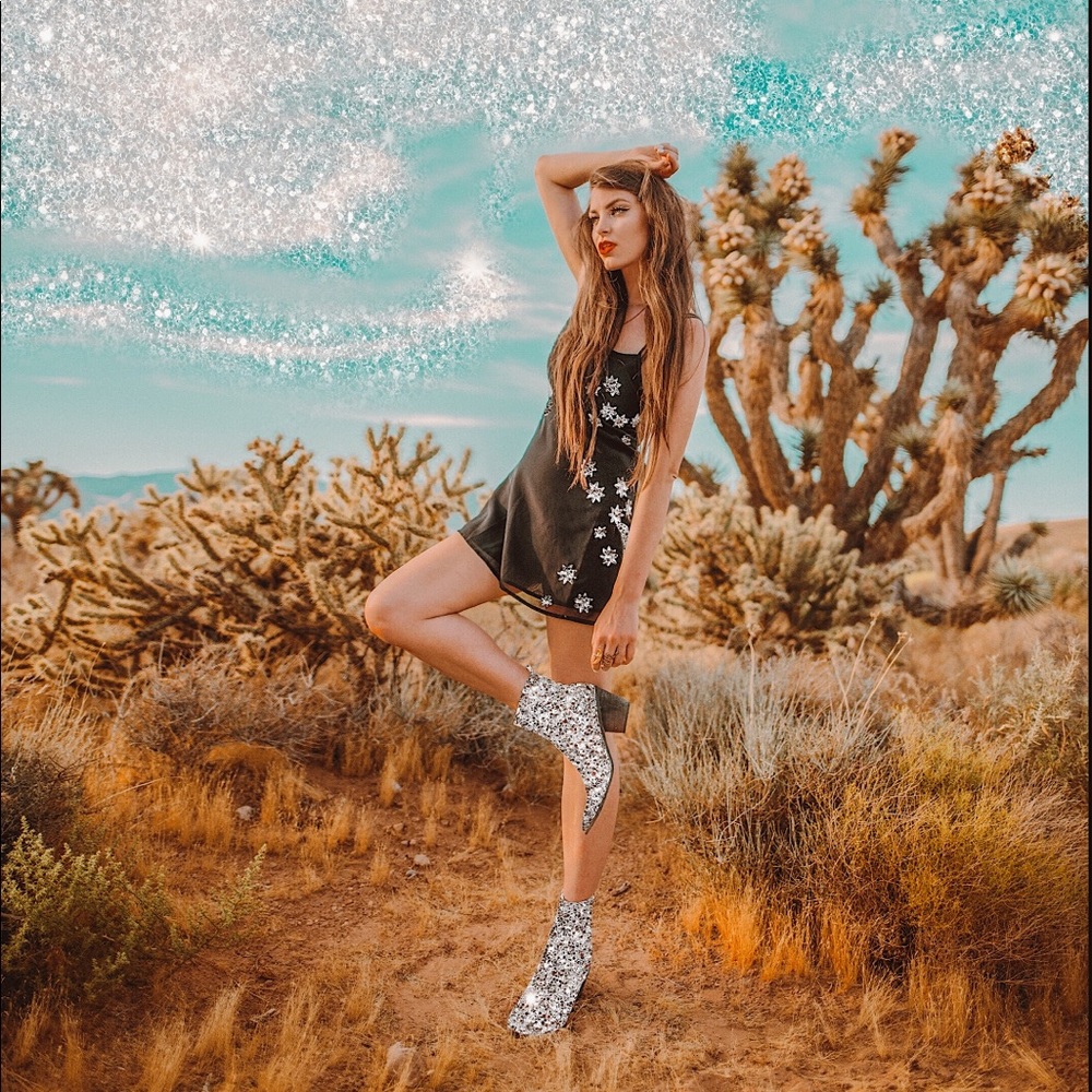 Star sequin dress